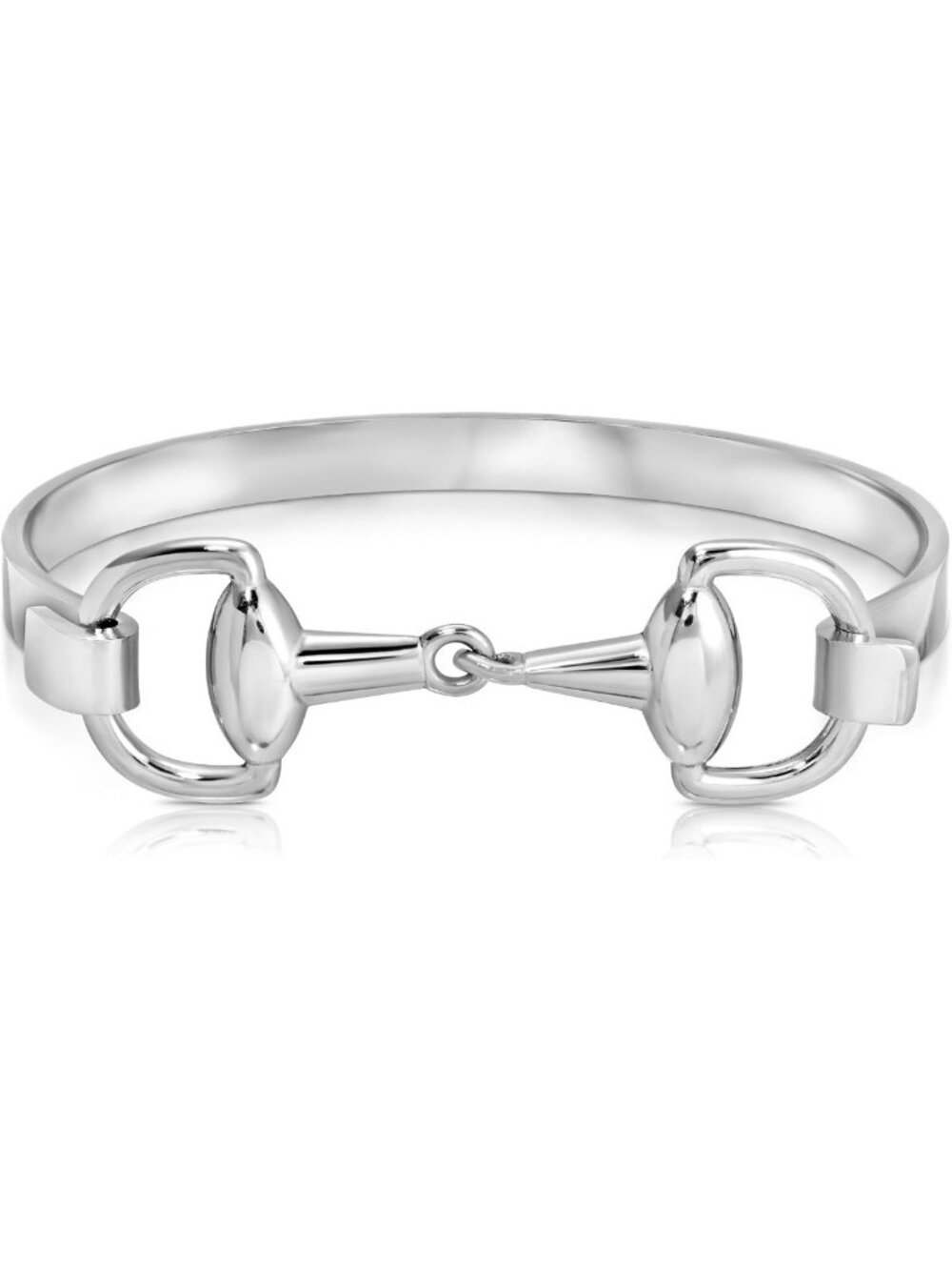Chic Minimalist Horsebit Bangle - Durable 316 Stainless Steel, Western Style